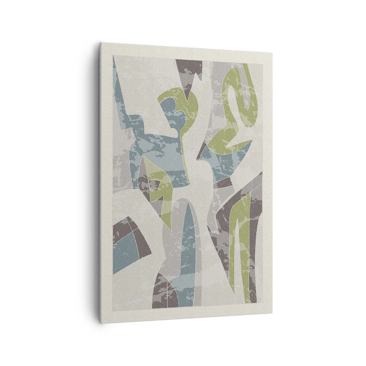 Quadro em tela - Composição atrás do vidro - 70x100 cm