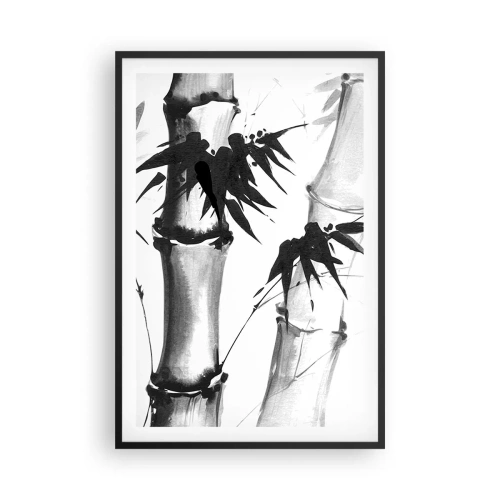 Pôster com moldura preta - Foco no Oriente - 61x91 cm