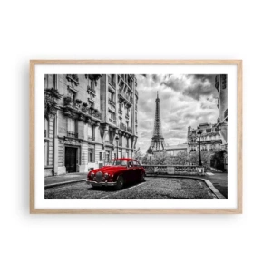 Pôster com moldura de carvalho claro - Predador na cidade - 70x50 cm