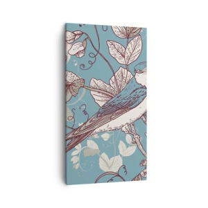 Quadro em tela - Cantos no choupo-branco - 45x80 cm