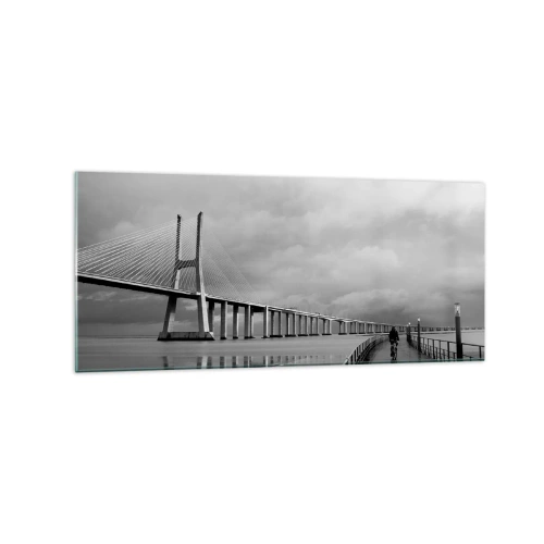 Quadro em vidro - Cada um com o que merece - 120x50 cm