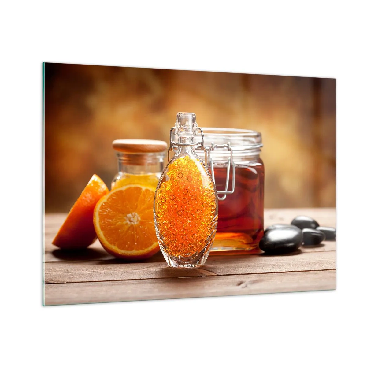 Quadro em vidro - Sabores e aromas ensolarados - 100x70 cm