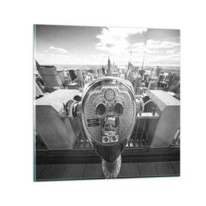 Quadro em vidro - A cidade das cidades - 30x30 cm