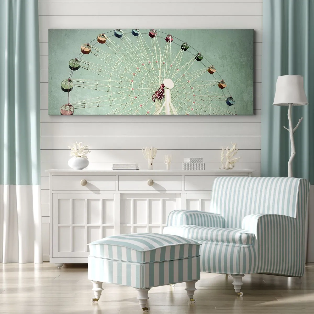Quadro em tela - Diverte-te - 100x40 cm