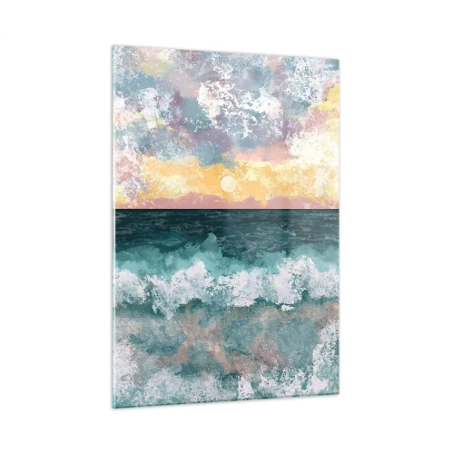 Quadro em vidro - Água, luz, ar - 50x70 cm