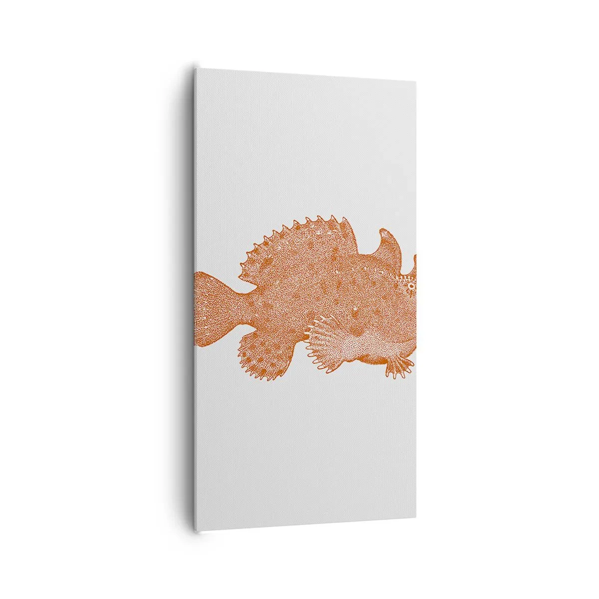 Quadro em tela - E era um peixe - 65x120 cm