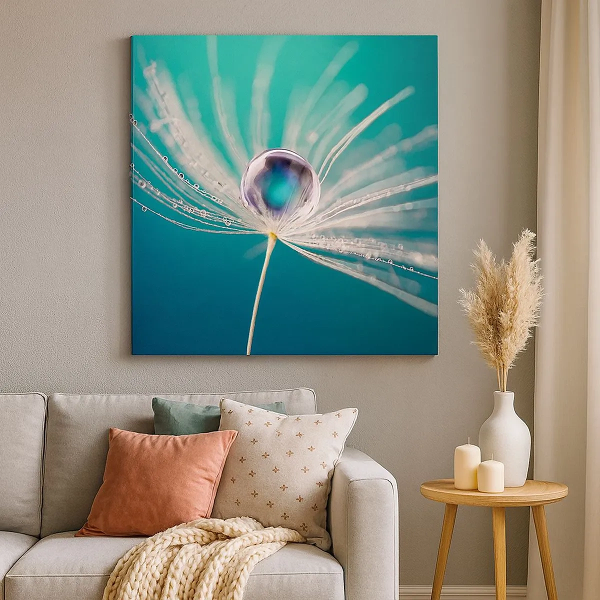 Quadro em tela - Momento místico - 30x30 cm