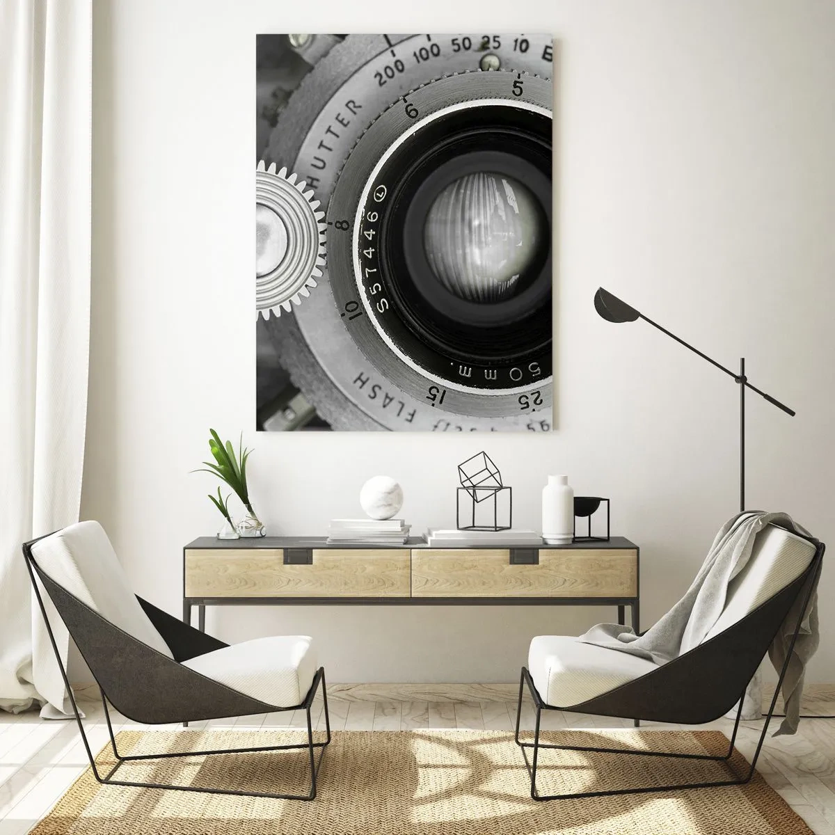 Quadro em vidro - Uma história sobre Hollywood - 50x70 cm