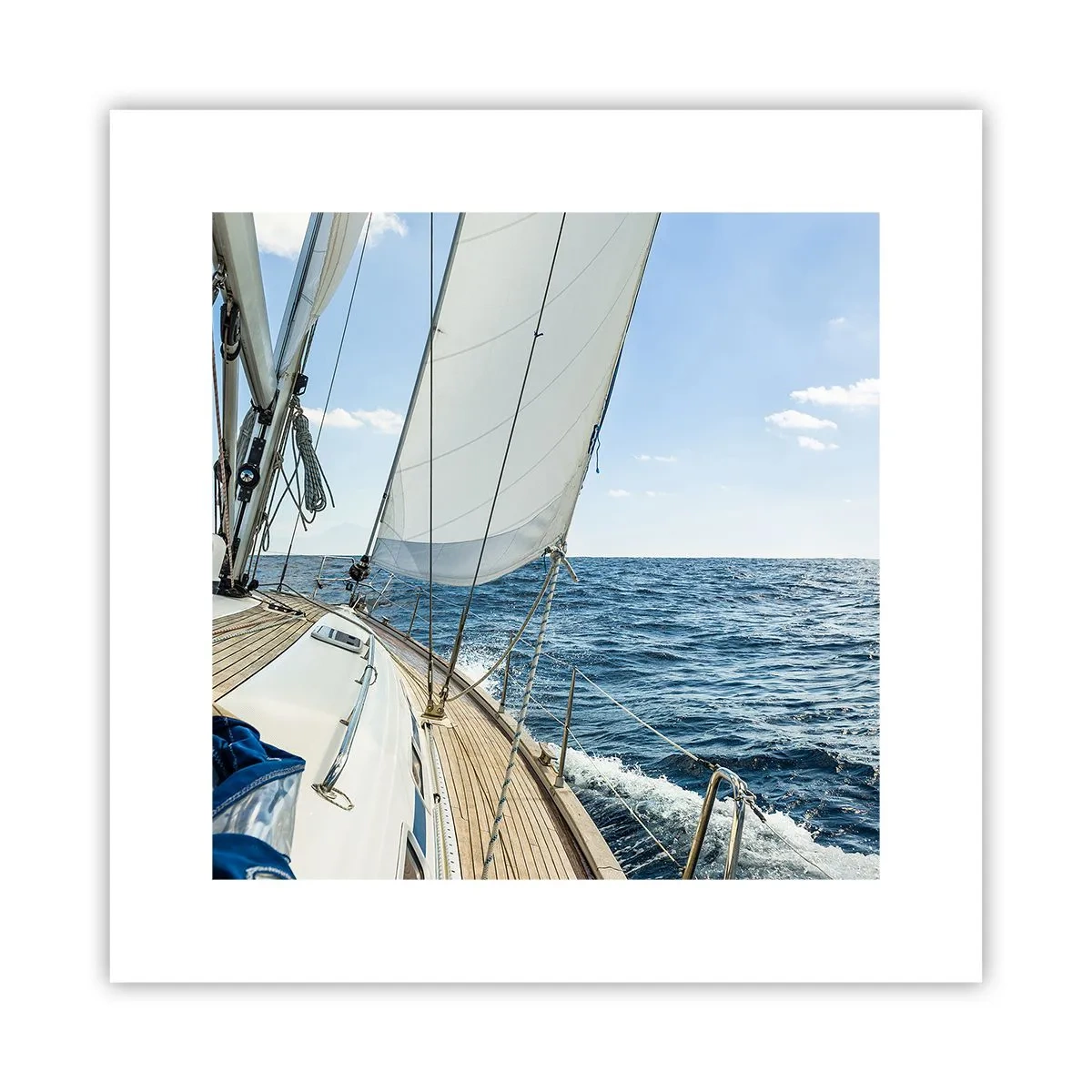 Pôster - Ahoy, aventura - 30x30 cm