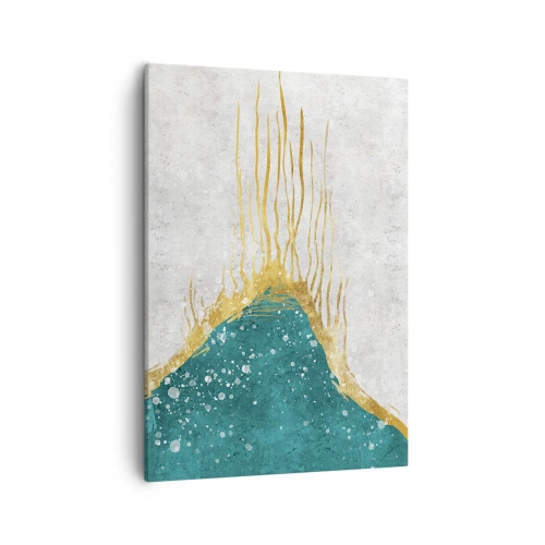 Quadro em tela - Maré Dourada - 50x70 cm
