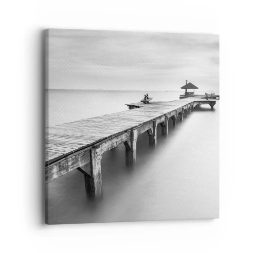 Quadro em tela - Para longe - 40x40 cm