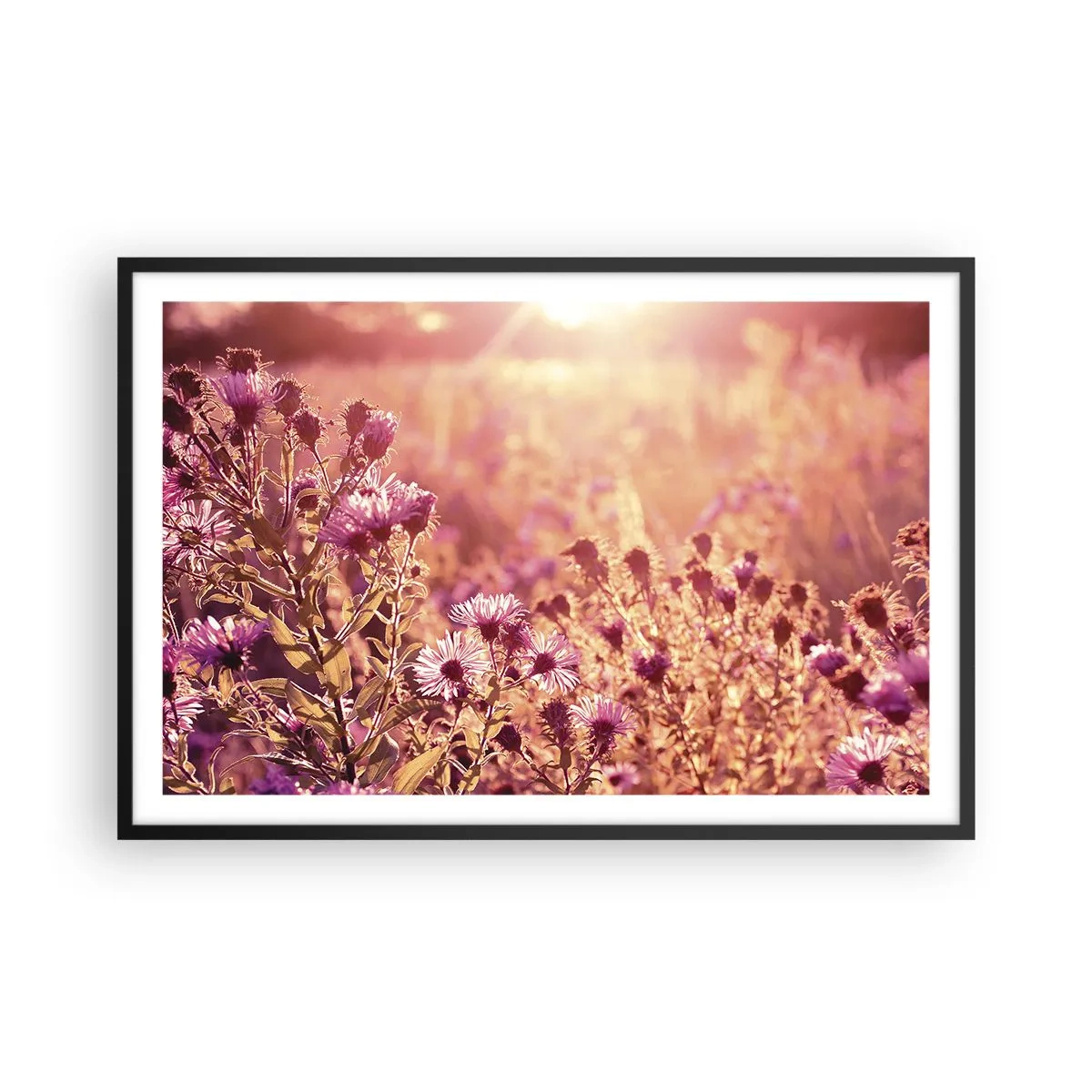 Pôster com moldura preta - Antes do verão acabar - 91x61 cm