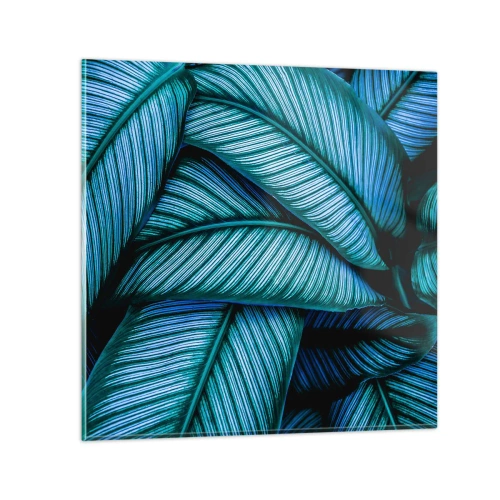 Quadro em vidro - Linhas de vida - 30x30 cm