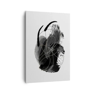 Quadro em tela - Emergido do preto - 70x100 cm