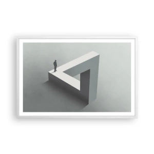 Pôster em moldura branca - Mas é possível - 91x61 cm