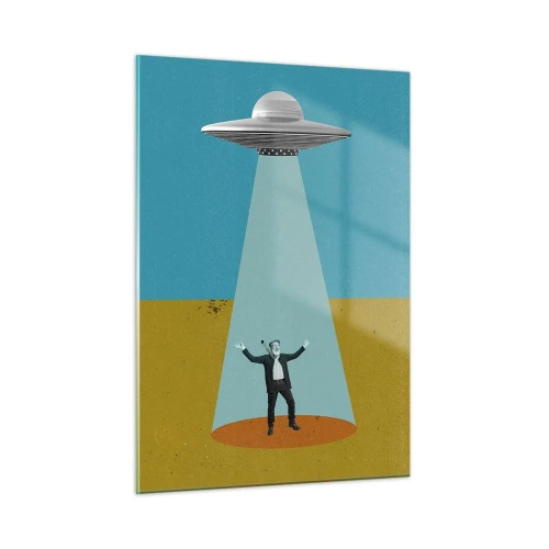 Quadro em vidro - Encontro próximo - 50x70 cm