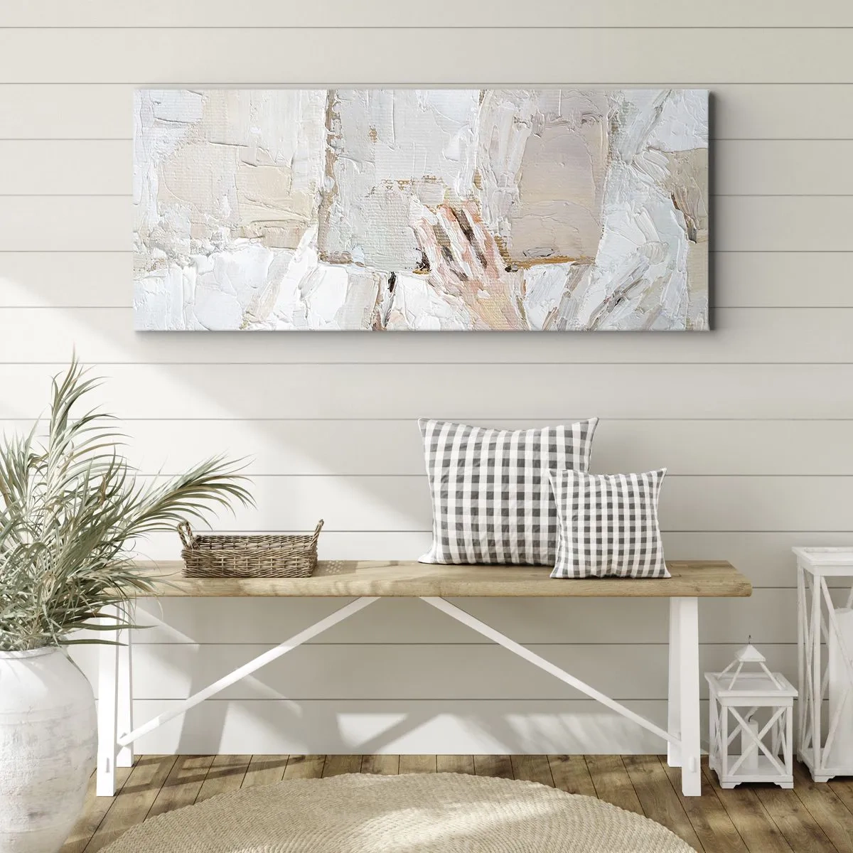 Quadro em tela - Em outro mundo - 100x40 cm