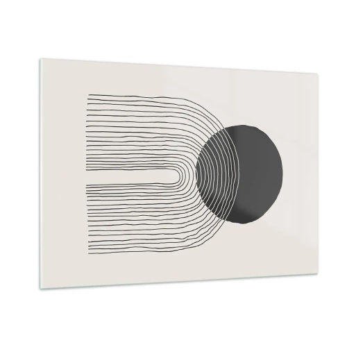 Quadro em vidro - Tremores e confiança - 100x70 cm