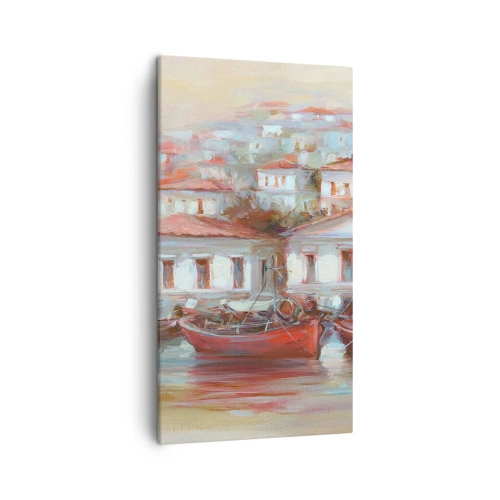 Quadro em tela - Cidade feliz - 45x80 cm