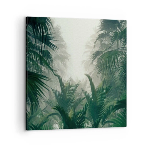 Quadro em tela - Mistério tropical - 60x60 cm