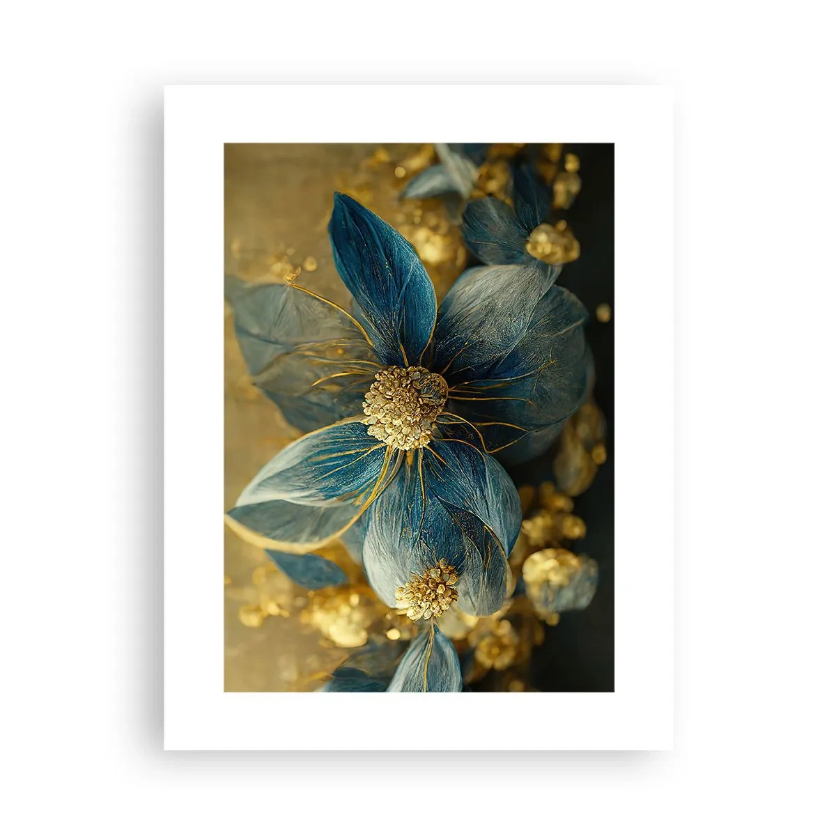 Pôster - Florescer com ouro - 30x40 cm