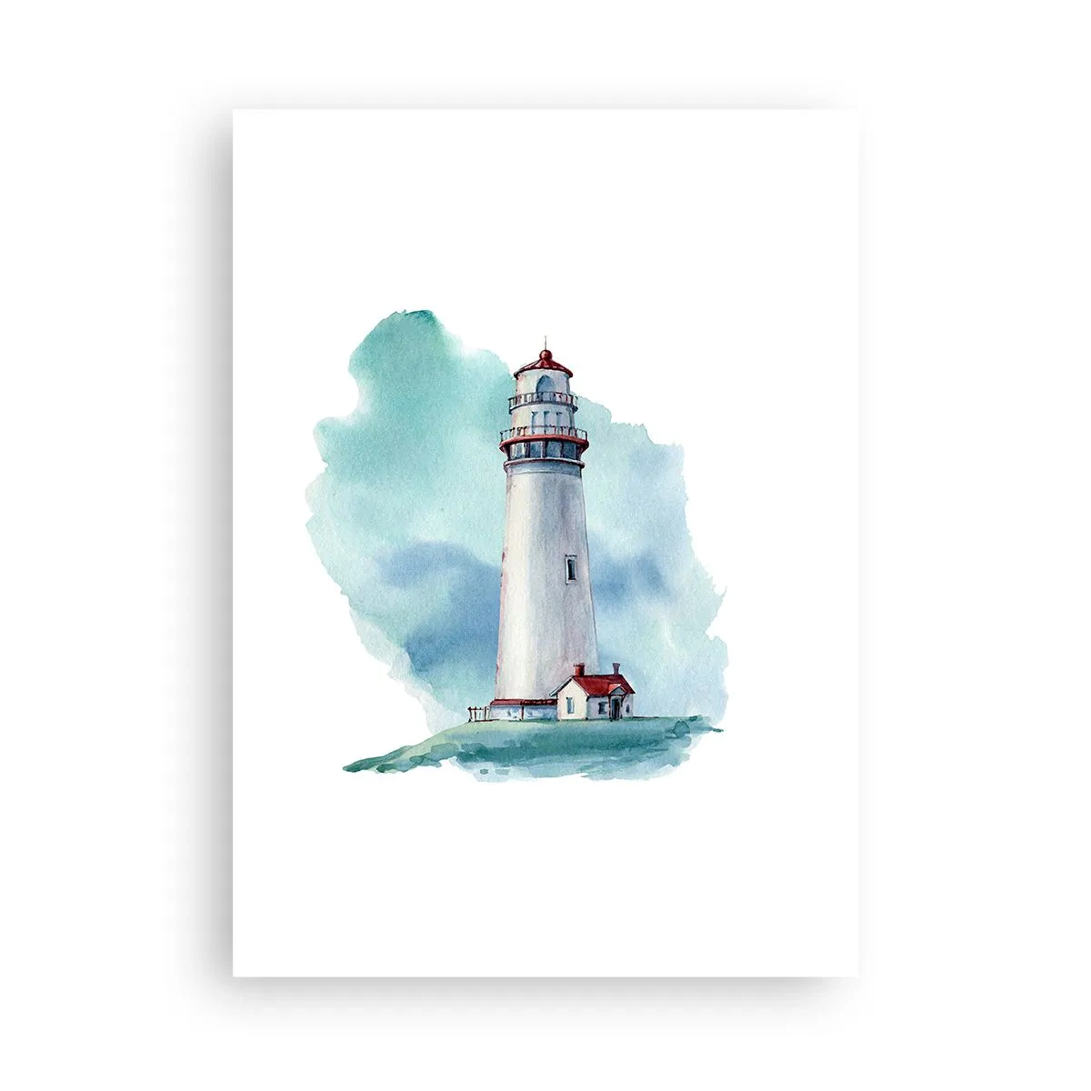 Pôster - A gentil irmã do azul - 50x70 cm