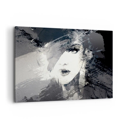 Quadro em tela - Por trás do véu cinzento - 100x70 cm
