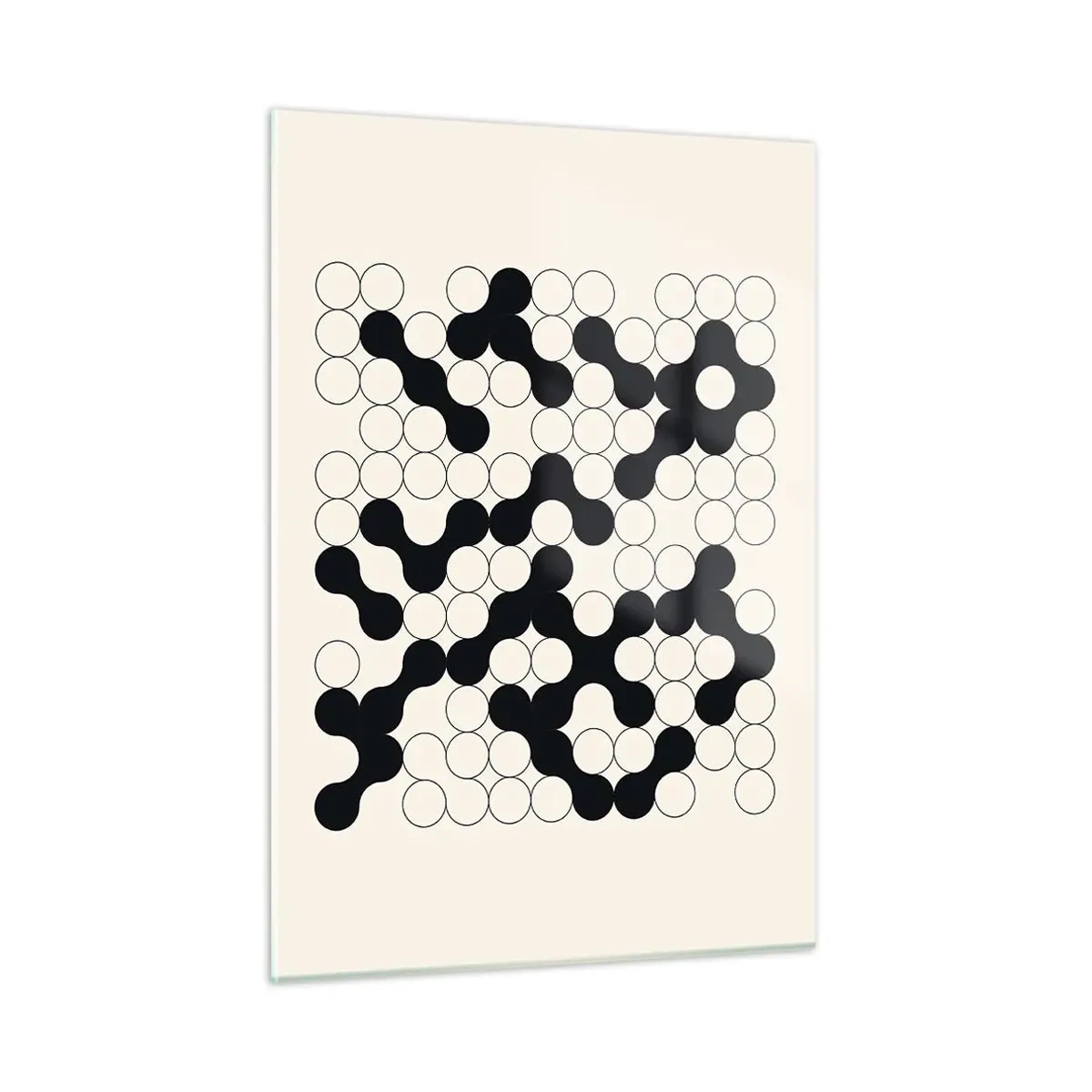 Quadro em vidro - Jogo chinês – variação - 50x70 cm