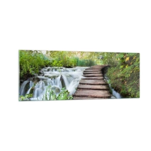 Quadro em vidro - As aparências enganam - 140x50 cm