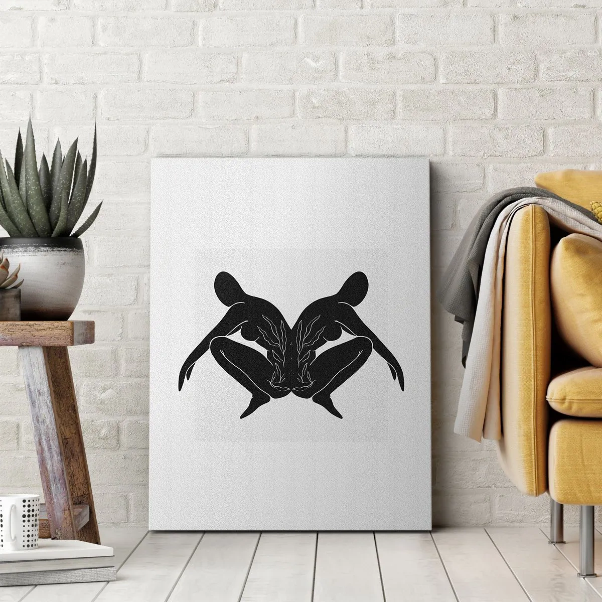 Quadro em tela - Uma alma comum - 70x100 cm