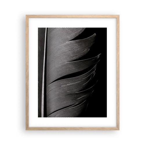 Pôster com moldura de carvalho claro - A caneta – um design maravilhoso - 40x50 cm