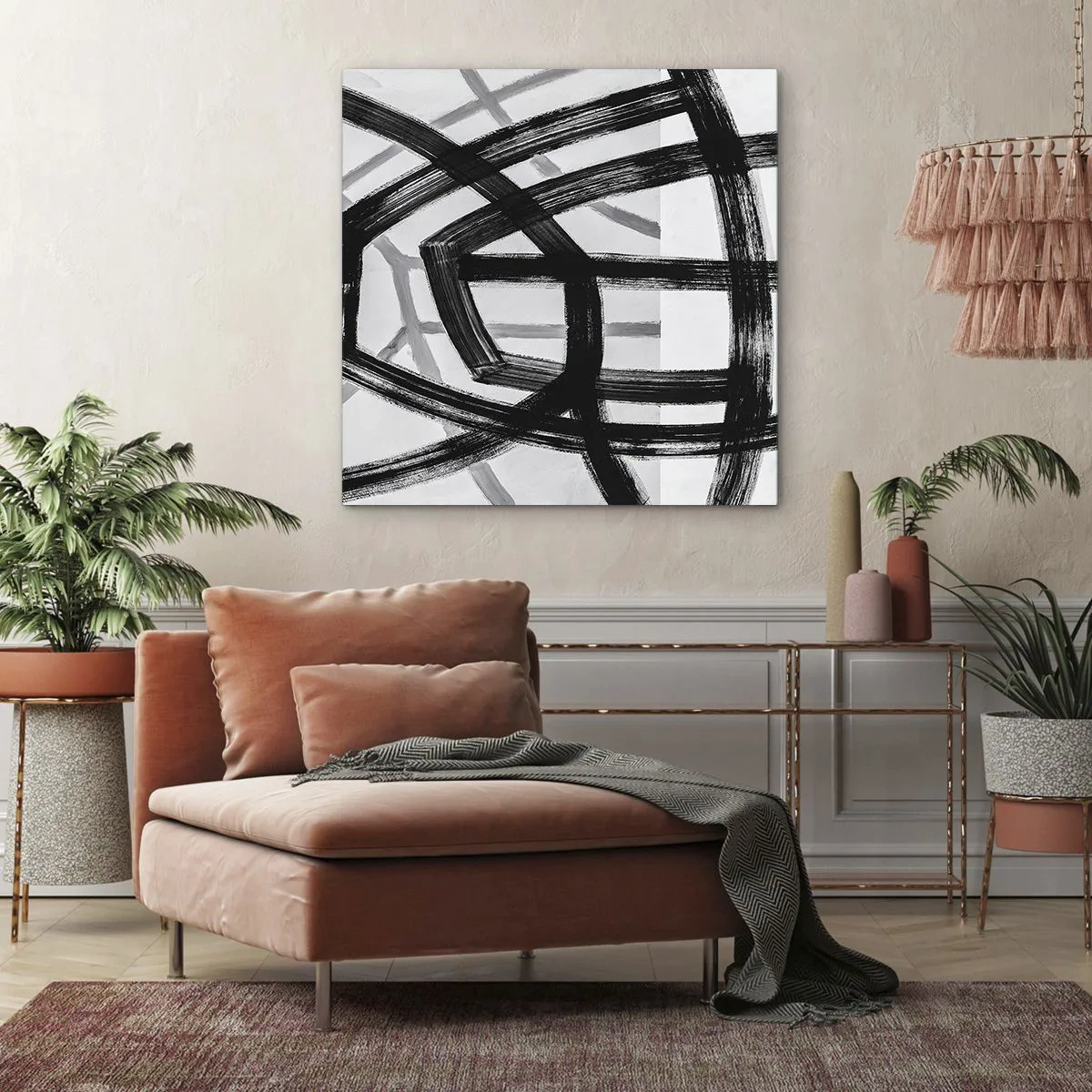 Quadro em tela - Profundidade de construção - 70x70 cm