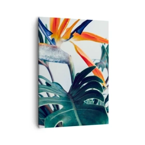 Quadro em tela - Arbusto de passarinho - 50x70 cm