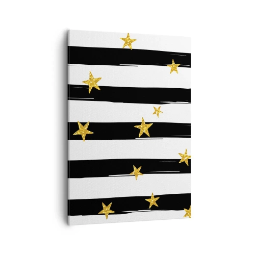 Quadro em tela - Todos nós nascemos sob uma estrela da sorte - 50x70 cm