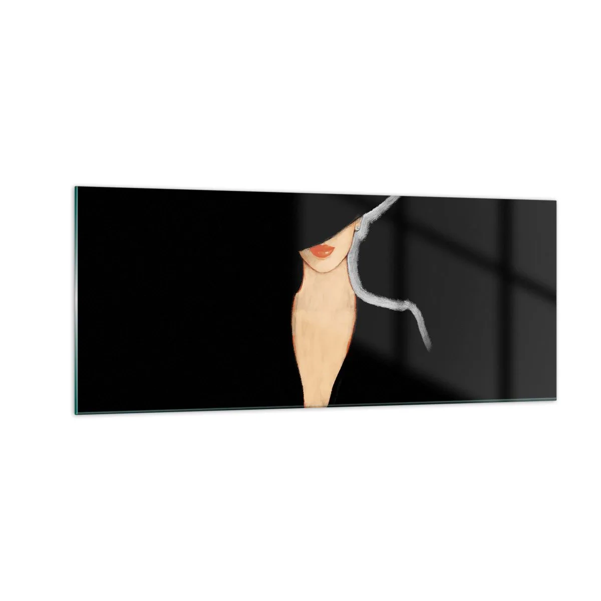 Quadro em vidro - Elegância e estilo - 100x40 cm