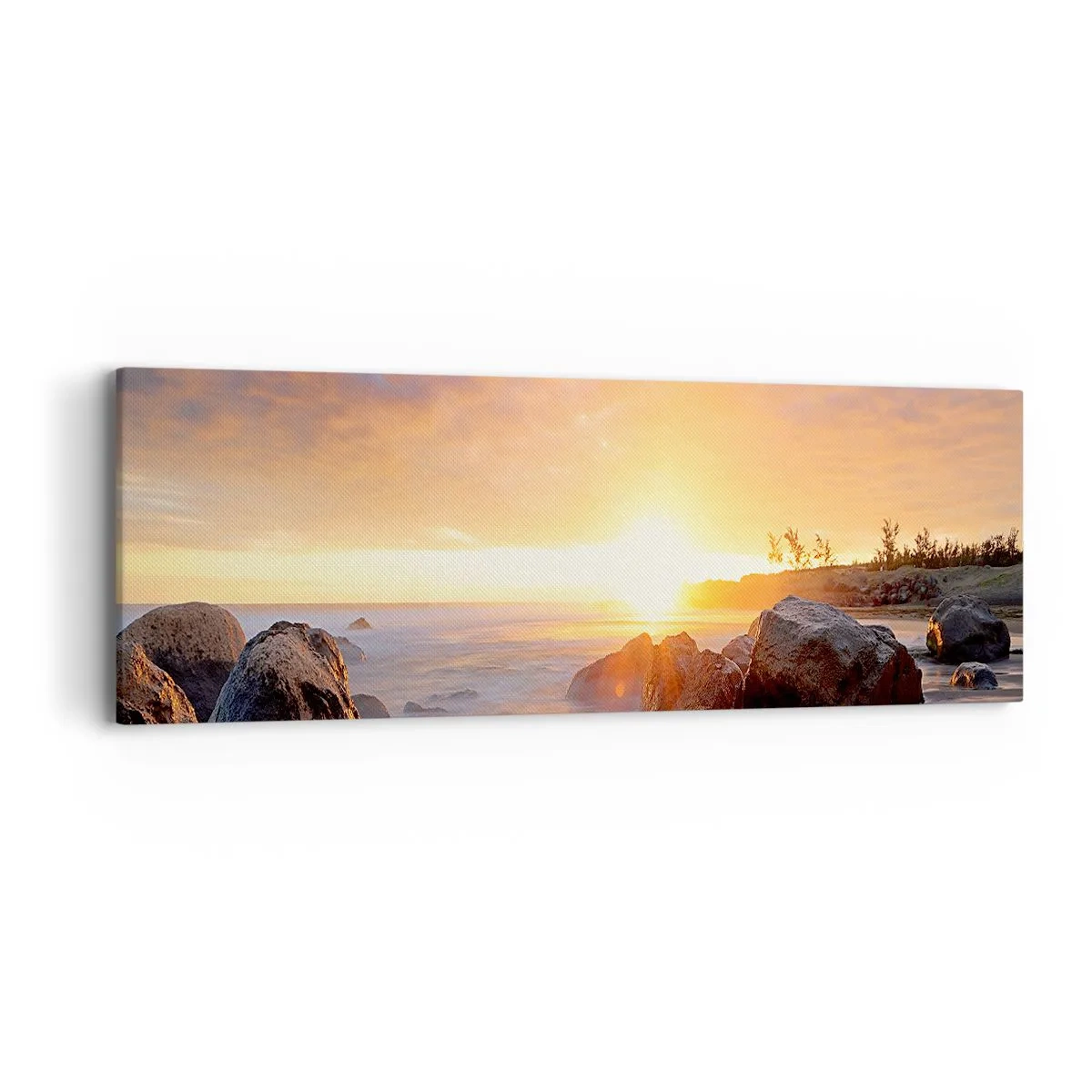 Quadro em tela - A brisa luminosa da noite - 90x30 cm