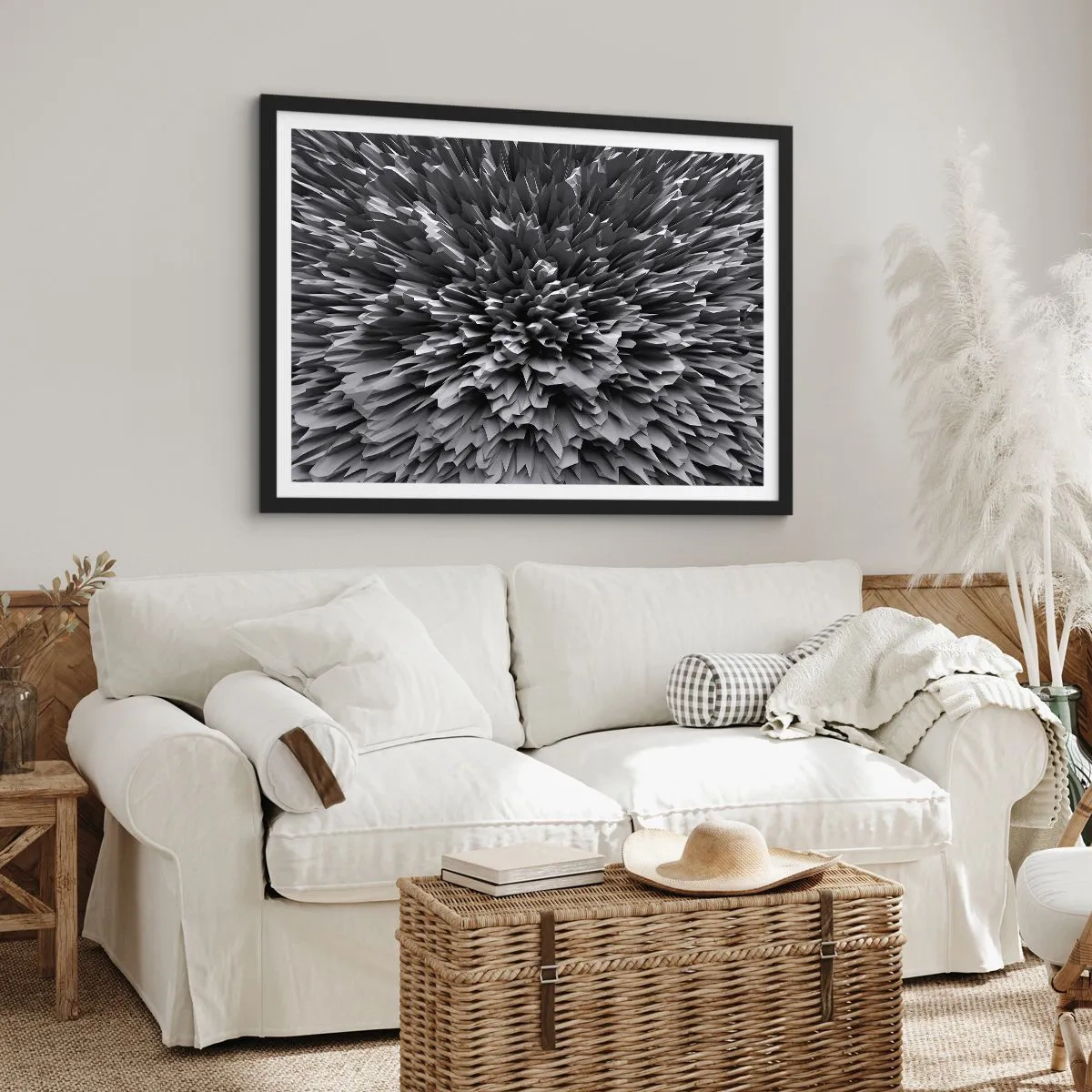 Pôster com moldura preta - Não pode ficar mais difícil do que isso - 100x70 cm