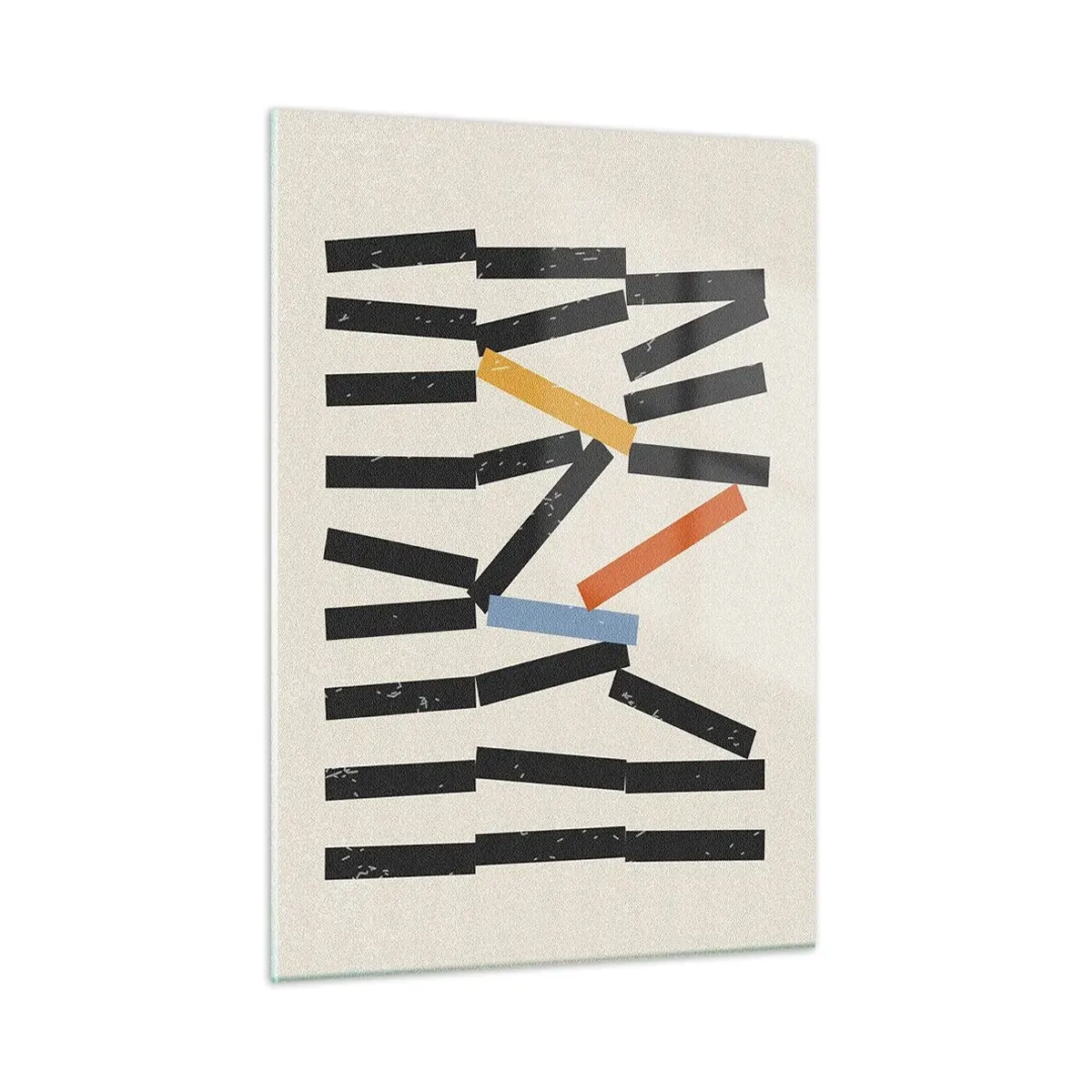 Quadro em vidro - Dominó – composição - 50x70 cm