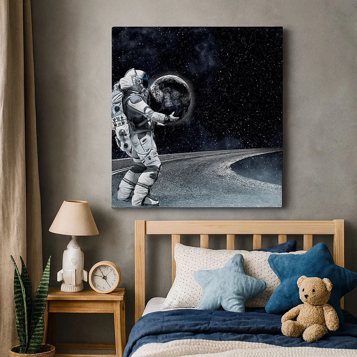 Quadro em tela - Na Via Láctea - 30x30 cm