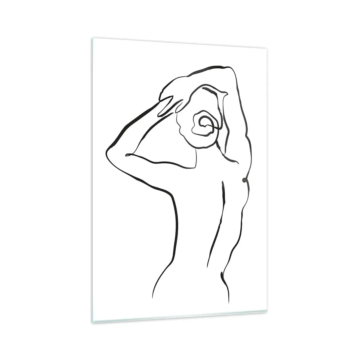 Quadro em vidro - Nu matinal - 80x120 cm