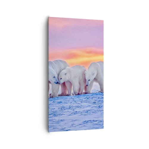 Quadro em tela - Tudo o que precisa é de aconchego familiar - 65x120 cm