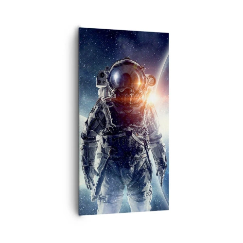 Quadro em tela - Aventura espacial - 65x120 cm