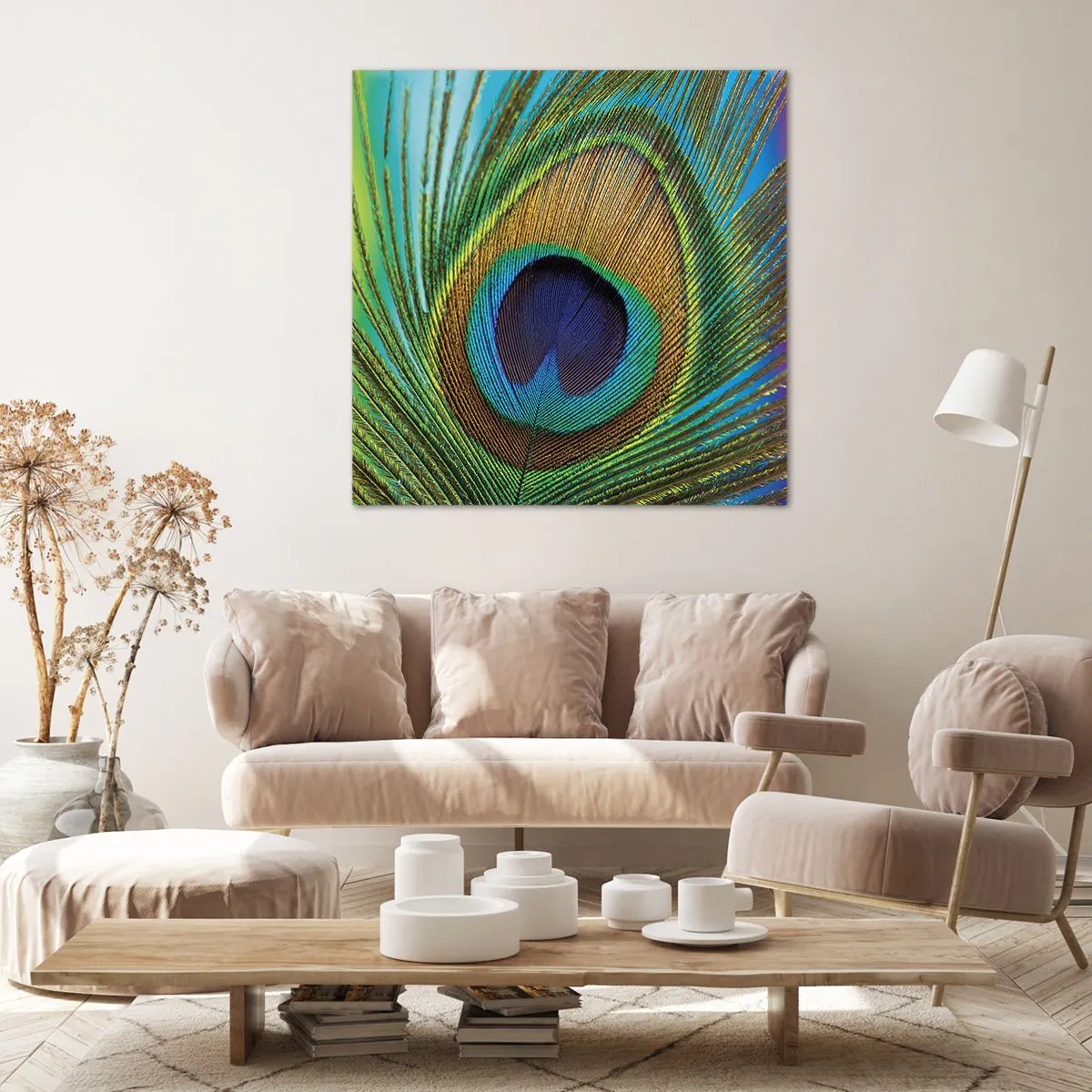 Quadro em tela - Olho no olho - 70x70 cm