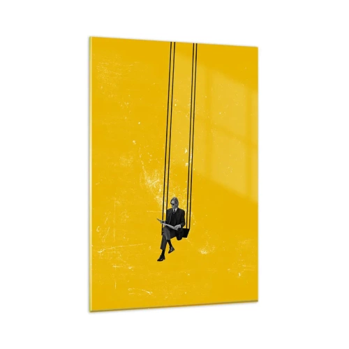 Quadro em vidro - Dia como todos os dias - 80x120 cm