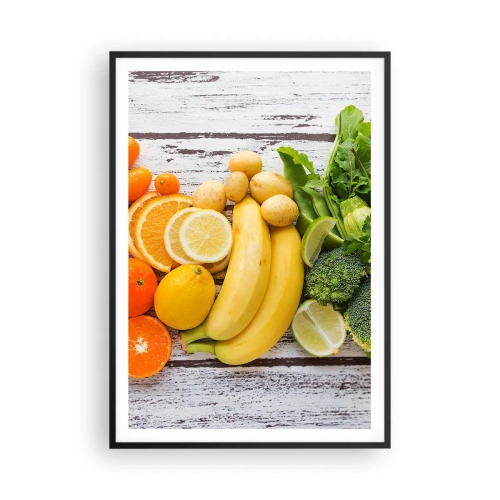 Pôster com moldura preta - Não é suficiente? - 70x100 cm