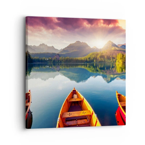 Quadro em tela - Nada contra a natureza - 30x30 cm