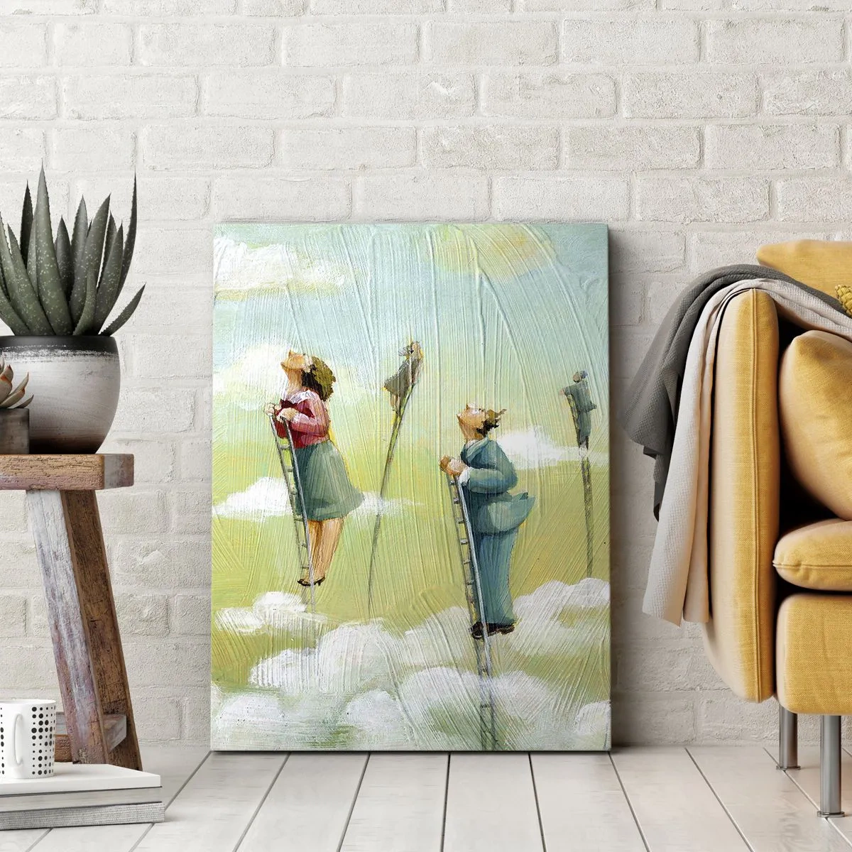 Quadro em tela - Por trás do seu sonho - 50x70 cm