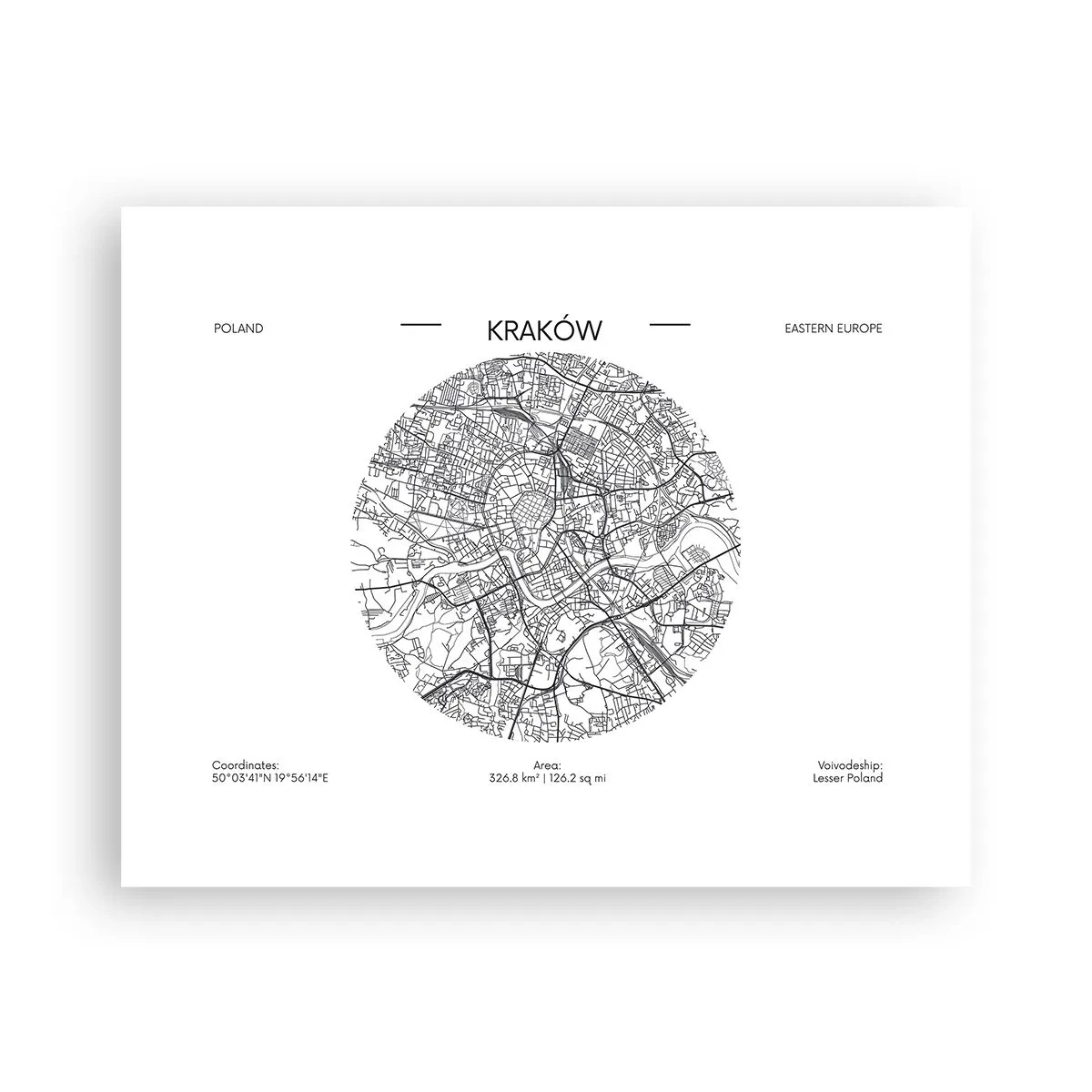 Pôster - Anatomia de Cracóvia - 50x40 cm