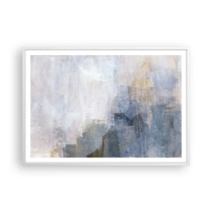 Pôster em moldura branca - Tons e acordes das cores - 100x70 cm