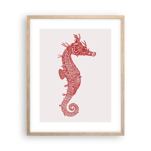 Pôster com moldura de carvalho claro - Uma criatura complexa - 40x50 cm